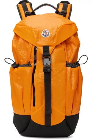 Moncler Men Rucksacks - Yellow Ripstop Jet Backpack