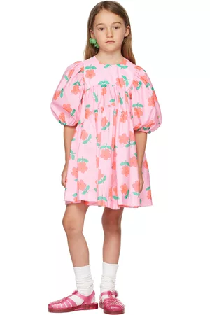 CRLNBSMNS Kids Pink Floral Dress