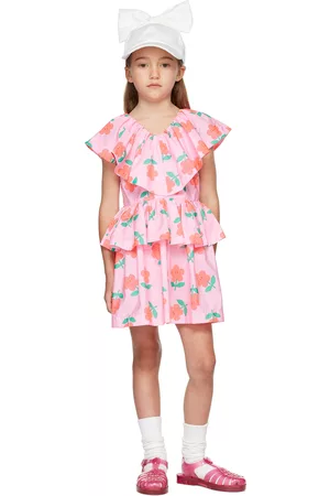 CRLNBSMNS Kids Pink Floral Dress