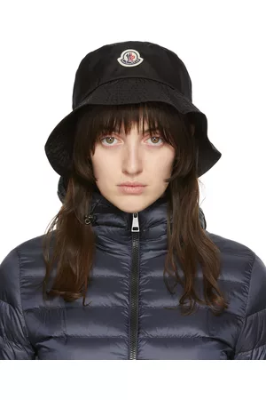 Moncler Black Nylon Bucket Hat