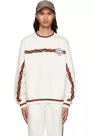Gucci Off-White Cotton Sweatshirt