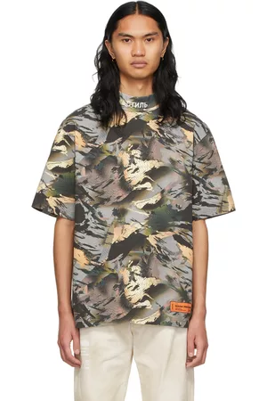Heron Preston Multicolor Camo 'CTNMB' Turtleneck T-Shirt
