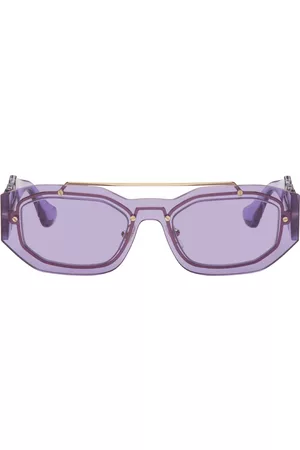 VERSACE Purple Medusa Biggie Sunglasses