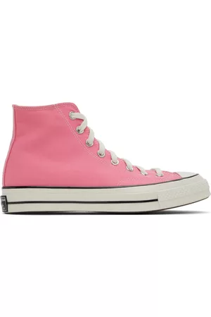 Converse Men Canvas Sneakers - Pink Chuck 70 High Sneakers