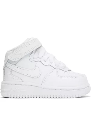Nike Sneakers - Baby White Force 1 Mid LE Sneakers