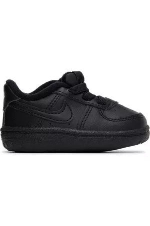 Nike Sneakers - Baby Black Force 1 Crib Sneakers