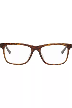 VERSACE Tortoiseshell Rectangular Glasses