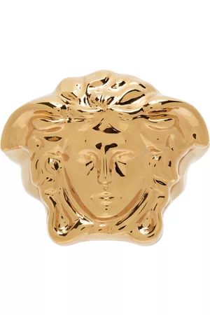 VERSACE Men Gold Rings - Gold 'La Medusa' Ring