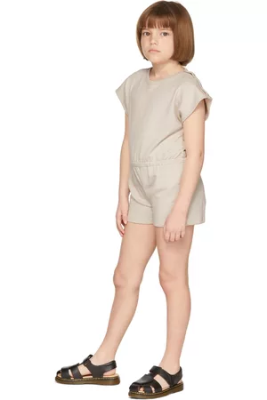 Misha & Puff Kids Gray French Terry Romper