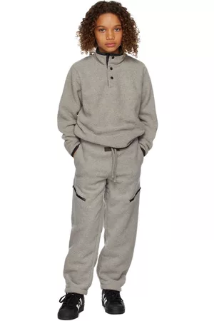 Essentials Kids Gray Fleece Jacket