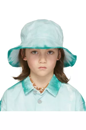 Wildkind Kids Blue & White Tie-Dye Bucket Hat