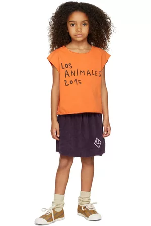 The Animals Observatory Kids Logo Plain Wombat Skirt