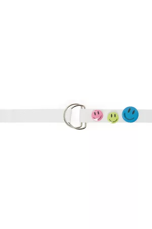 CRLNBSMNS Kids Smiley Pin Buttons Belt