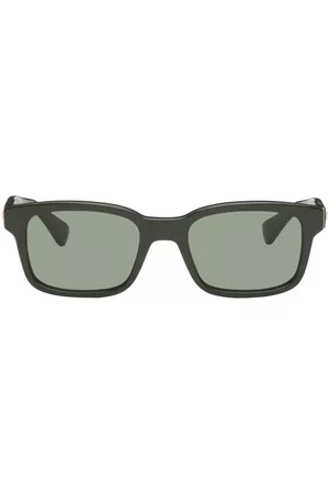 Bottega Veneta Men Square Sunglasses - Khaki Square Sunglasses