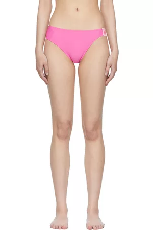 Moschino Women Bikini Bottoms - Pink Nylon Bikini Bottoms