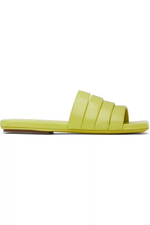 MARSÈLL Women Flat Sandals - Green Tavola Sandals