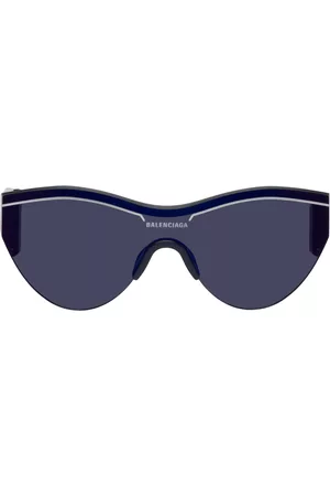Balenciaga Men Ski Accessories - Blue Ski Sunglasses