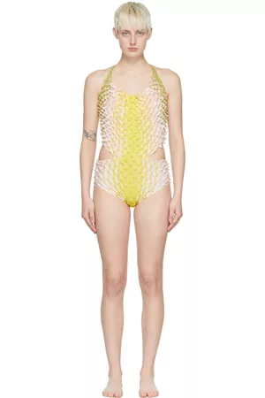 Chet Lo Women Swimsuits - SSENSE Exclusive Multicolor Sunrise One-Piece Swimsuit