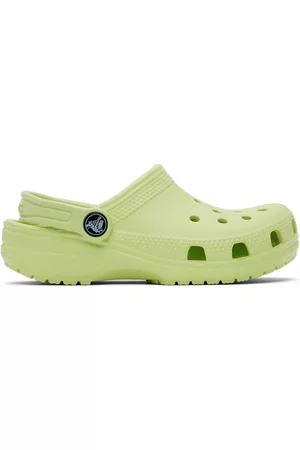 Crocs Kids Green Classic Clogs