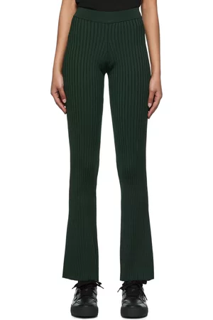 Ami Women Sweats - Green Viscose Lounge Pants