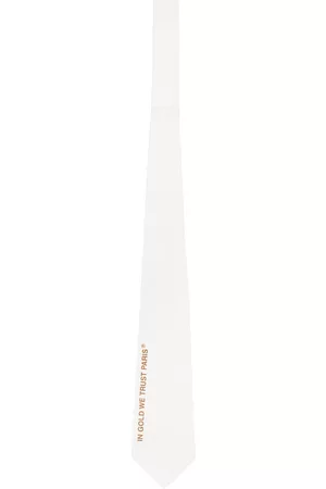 In Gold We Trust SSENSE Exclusive Leather Tie