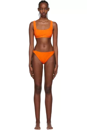 Solid Women Bikinis - Orange Estelle Bikini