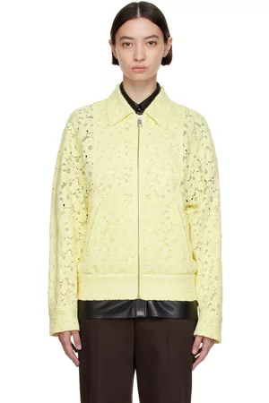 HUGO BOSS Women Floral Jackets - Yellow Jamiella Jacket