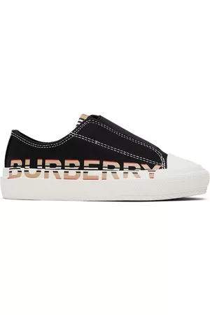 Burberry Kids Icon Stripe Logo Slip-on Sneakers