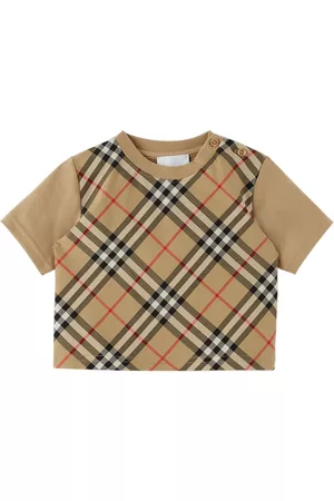 Burberry Shirts - Baby Vintage Check Panel Shirt