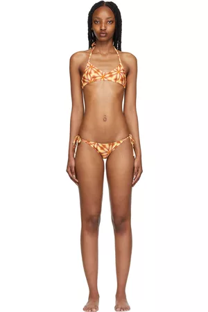 Gimaguas Women Bikinis - Orange & Yellow Aiguablava Bikini