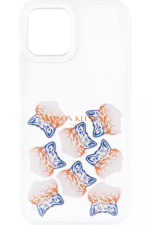 Maison Kitsuné Phones Cases - Big Fox Head Aqua iPhone 12/12 Pro Case