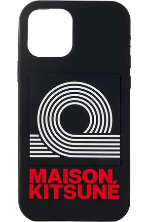 Maison Kitsuné Phones Cases - Black Anthony Burrill Edition iPhone 12/12 Pro Case