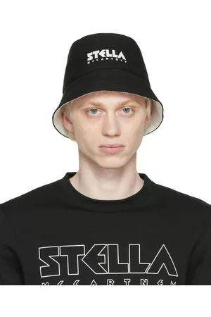 Stella McCartney Reversible Black & White Cotton Bucket Hat