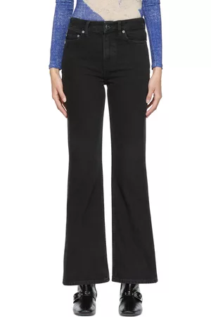 Ganni Women Bootcut Jeans - Black Betzy Bootcut Jeans