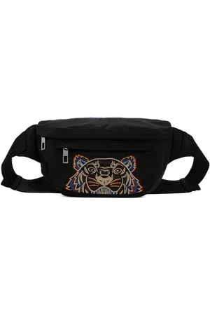 Kenzo Men Bags - Black Small Kampus Tiger Pouch