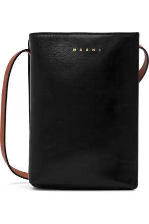 Marni Men Luggage - Black & Green Nano Museo Bag