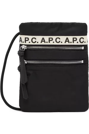 A.P.C. Men Bags - Black Repeat Pouch