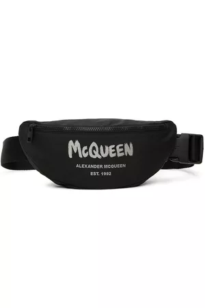 Alexander McQueen Men Bags - Black Graffiti Belt Bag