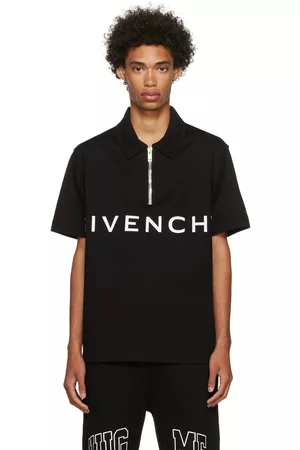 Givenchy Black Cotton Polo