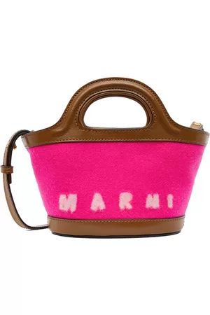 Marni Women Tote Bags - Pink Tropicalia Tote