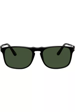 Persol Men Square Sunglasses - Black Square Sunglasses