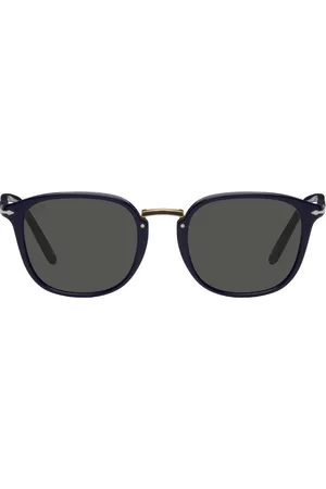 Persol Men Square Sunglasses - Blue Square Sunglasses