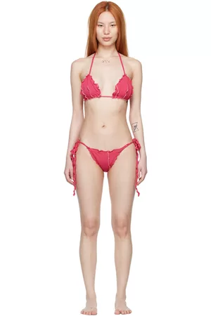 Sherris Women Bikinis - Pink Nylon Bikini
