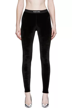Tom Ford Women Leggings - Black Stretch Leggings