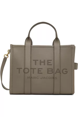 Marc Jacobs Women Tote Bags - Taupe 'The Leather Small Tote Bag' Tote