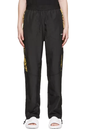 VERSACE Women Sweatpants - Black Barocco Track Pants