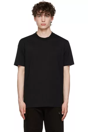 VERSACE Men T-Shirts - Black Logo T-Shirt