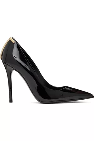 Tom Ford Women Heels - Black Iconic 'T' Pump Heels
