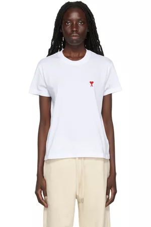 Ami Women T-Shirts - White Ami de Cœur T-Shirt