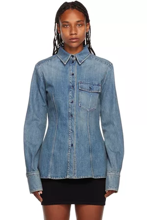 Sportmax Women Denim Shirts - Blue Denim Shirt
